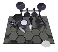 JaevKwzy Non-Slip Drum Carpet Rugs | Drum Rug Drum Mat, Professional Percussion E-Drum Rug | Drums Set Rug | Soundproof Drum Blanket | Jazz Drum Bass Drum Snare Musical Instrument Mat 120 x 80 cm