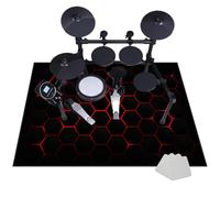 JaevKwzy Non-Slip Drum Carpet Rugs | Drum Rug Drum Mat, Professional Percussion E-Drum Rug | Drums Set Rug | Soundproof Drum Blanket | Jazz Drum Bass Drum Snare Musical Instrument Mat 110 x 80 cm