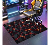 JaevKwzy Office Chair Mat for Carpeted Floor Floor Protector for Rolling Chair Non-Slip Desk Chair Mat Gaming Chair Mat 70 x 100 cm Low/No Pile Carpet Protector Chair Mat for Easy Glide