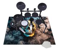 JaevKwzy Professional Drum Carpet Drum Rug, Non-Slip Drum Mat Rug, 120 x 100 cm Soundproofing Blanket, Drum Accessories for Electric Drums Jazz Drum Set, Soundproof Rug for Piano, Guitar, Record Room