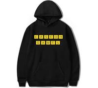 JAFCUE Caseoh Unisex Printed Hoodie, Hip Hop Harajuku Long Sleeve Casual Sweatshirt Tops For Men Women(1,M)