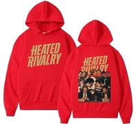 JAFCUE Spring And Autumn Hip Hop Streetwear Unisex Hoodie Pullover, Casual Heated Rivalry Merch Long Sleeve Sweatshirt(XS-3XL)(2,S)