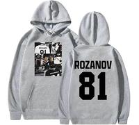 JAFCUE Spring And Autumn Hip Hop Streetwear Unisex Hoodie Pullover, Casual Heated Rivalry Merch Long Sleeve Sweatshirt(7,3XL)
