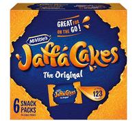 Jaffa Cakes Original Biscuits Snack Pack 6x3 198g Delicious Tasty And Twisty Treat Gift Hamper, Christmas,Birthday,Easter (Pack Of 4)