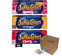 Jaffa Cakes Selection 9-Pack Bundle: Original X 3, Raspberry X 3 & Cherry X 3 (Total 9-Pack)