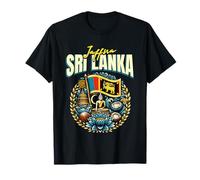 Jaffna Sri Lanka Flag Souvenir Jaffna Vacation T-Shirt