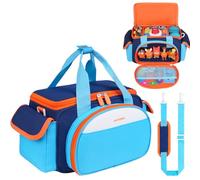 Jaffzora Carry Case Compatible with Toniebox 1 & 2, Portable Storage Bag for Tonies Figures, Headphones and Accessories, Blue