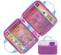 Jaffzora Carrying Case Compatible with Leapfrog LeapReader System Learn-to-Read 10 Book Mega Pack, Portable Storage Bag Fits for Leapfrog LeapReader Reading and Writing System,Pink