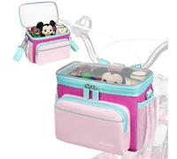 Jaffzora Kids Bike Basket, Front Frame Handlebar Bag for Toddler Scooter Tricycle Bicycle, Cute Small Fabric Bicycle Basket for Boys & Girls