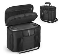 Jaffzora Power Station Carrying Case for EcoFlow Delta 2/3 Plus - Shockproof, Waterproof Cover with Ventilated Window & Adjustable Strap for Outdoor Travel