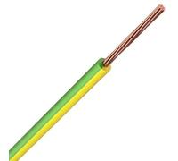 JAFSAL ONLINE, 1 Core, 2core, 3 Core Twin and Earth cable, PVC Wiring Extension, Wiring Cables Essentials, (2m, SINGLE CORE 6mm)