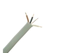 JAFSAL ONLINE 2 Core& Earth Cable Lighting Socket wire, Auto Cable Copper Wire, BS6004 Grey PVC sheathed cable with CPC (1.5mm, 5m)