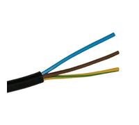 JAFSAL ONLINE 3 Core Round Black Flexible Cable 3183Y (1.5mm, 20m)