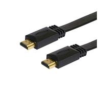 JAFSAL ONLINE 4K Ultra HD 1080P HDMI Flat Cable Lead-Smart HDTV, ARC, gold-plated Ideal for 4K TV/PS3, Compatible with - Xbox, PlayStation, CD/DVD, Home theatre, Projector - 2 Meter