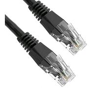 JAFSAL ONLINE CAT6 RJ45 Lan Cable- Gigabit Ethernet Patch Network UTP Lead- High Speed Ethernet Cable Cord Ideal for Internet, Router, Modem, Smart TV, PC and Laptop - 5 meter Black