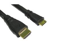 JAFSAL ONLINE HDMI Mini Type C Male to Standard Male Cable High-Speed Mini HDMI Type C to HDMI Type A HD 1080p Gold v1.4 Full TV HD 3D 4K Lead Standard HDMI Ethernet Channel(5 Meter)