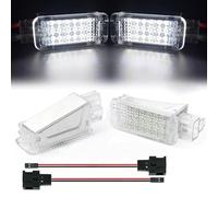 JAFYLO 2Pcs LED Footwell Boot Door light Courtesy Luggage Lamps, for Skoda, for Superb B5 B6 B7, for Octavia, 2 3 4 Fabia Rapid Yeti Kamiq Scala Car interior lights(Highlight White 2)