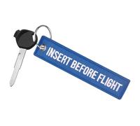JAGASOL Motorcycle Keychain Tag, Key Ring for Scooters, ATV, UTV, Cars, Backpacks, Trucks, Sportbikes, Dirt Bike, Gifts, Blue, 13*2.8CM