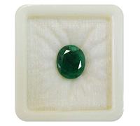 JAGDAMBA GEMS 6.25 to 6.50 Ratti I Astrological Value Emerald Stone I Natural Lab Certified Zambian Quality Emerald/Panna I Loose Gemstone AA Quality, Free Size, Natural