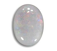 JAGDAMBA GEMS 7.25 to 7.50 Ratti Multi Fire Opal Stone Natural Oval Shape Australian Fire Opal Loose Gemstone with Lab Certified for Men and Women