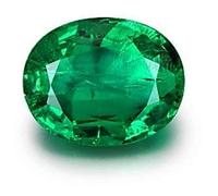 JAGDAMBA GEMS 9.25 Ratti/8.32 Carat Colombian Emerald Gemstone Certified Loose Precious Panna Stone, Unheated, Laboratory Approved Quality, Natural Emerald, Panna Gemstone, Emerald