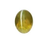 JAGDAMBA GEMS Certified Unheated 7.25 Ratti 6.5 Carat Natural Cat Eyes A+ Quality Lehsunia Ketu Loose Gemstones for Women and Men, Free Size, Natural Gemstone