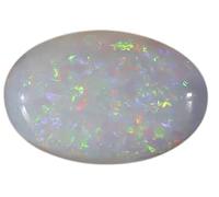 JAGDAMBA GEMS, Fire Opal 11.25 Rats Certified Natural Oval Shape Quality Australian Astrological Loose Opal, Australian Fire Opal Natural Loose Gemstone, Opal,