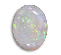 JAGDAMBA GEMS Lab Certified Natural Astrological Opal 7.25-7.50 Ratti Natural Oval Shape Super Quality Natural Australian Fire Opal, Natural Opal, Fire Opal