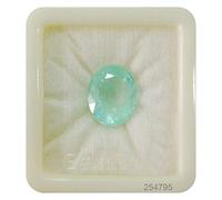 JAGDAMBA GEMS Natural Emerald Stone 13.25 Ratti/12.05 Carat Lab Certified Gemstone, Super Deluxe Quality, Zambian Earth Spirit, Natural Emerald (Panna), Loose Gemstone Natural