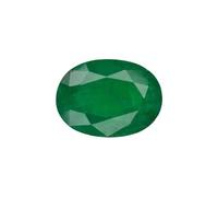 JAGDAMBA GEMS Natural Emerald Stone Original 11.00 Ratti to 10.00 Carat Unheated Lab Certified Loose Precious Panna Gemstone Natural Emerald Panna Gemstone Emerald Natural