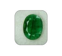 JAGDAMBA GEMS Natural Emerald Stone Original 7.25 Ratti/6.65 Carat Unheated Lab Certified Loose Precious Panna Gemstone Natural Emerald Panna Gemstone Emerald Natural
