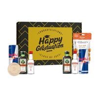 Jagerbomb Graduation Gifts For Him a Unique Alcohol Gift Set: Jägermeister, Smirnoff Vodka, Red Bull (4 x 5cl - 35-37.5% ABV)