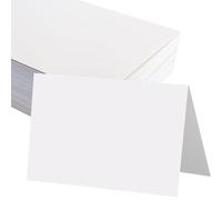 JAGERGREEN 50 Pack 5x7 Blank Folded Cards, White Card Stock