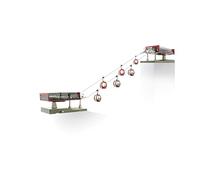 Jagerndorfer JC82496 Cable Car System Starter Set Red/Black Cars