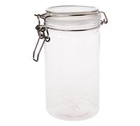 JAGETRADE PETP Food Storage Milk Powder Box Clamp Lid Air Tight Sealed Locking Jar Kitchen