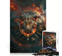 Jagged Guardian 1000 Pieces Puzzles for Teenagers Logic Fun Bright Color Playful Challenge Xmas Fun Gift (50x75cm)