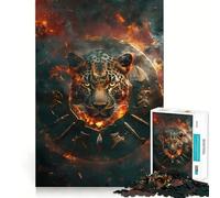 Jagged Guardian Adult Jigsaw Puzzle1000 Pieces Cognitive Train Indoor Fun Pattern Build (38x52cm)