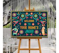 JAGGO Welcome Signs Jago Signs Bollywood Desi Decor Mehndi Sign Bollywood Decor Sign Haldi Sign Mehendi Welcome Punjabi Truck Design Sign