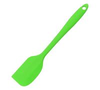 Jagowa 1 Piece Silicone Spatula Multifunctional Heat Resistant Small Non-Stick Food Spoon for Cooking and Baking (Green)