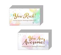 Jagowa 100 Pcs Appreciation Cards You Are Awesome Cards Positive Affirmations Cards Personalised Paper Nurse Appreciation Gifts
