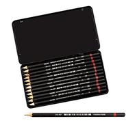 Jagowa 12PCS Sketching Pencils Professional Drawing Pencil Set 2H-8B with Graphite Lead Art Pencils For Beginners Professionals