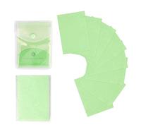 Jagowa 160 Sheets Oil Blotting Paper Oil Control Blotting Paper Natural Facial Portable Oil Blotting Paper Natural Fragrance Men Women Students Facial Tissue (Green, Green Tea)