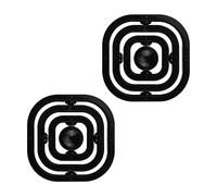 Jagowa 2 PCS 3D Infinite Flip Fidget Toy Hand Spinner Stress Relief Decompression Relieves Anxiety Black White