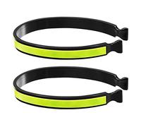 Jagowa 2 Pcs Bicycle Clips Lightweight Powerful Reflective Cycling Trouser Clips Bicycle Safety Accessories Cycling Equipment for Men Women Ankles