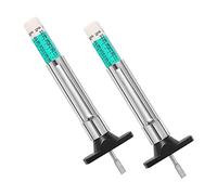 Jagowa 2 Pcs UK Tyre Tread Depth Gauges Car Wheel Tyre Depth Measuring Gauge Tread Checker Portable Measurement Tool