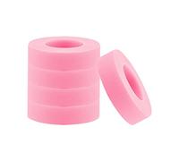 Jagowa 4Pcs Eyelash Tape, Micropore Fabric False Eyelash Extension Supplies, Breathable Medical Tape PE Eyelash Tape for Extension