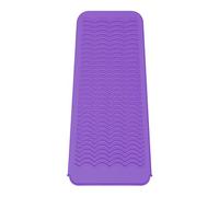 Jagowa Heat Resistant Mat Silicone Mat for Hair Straightener Flat Iron Curling Iron Hot Hair Tools(Black)