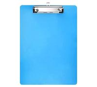 Jagowa Plastic Clipboard - A4 Size Standard with Low-Profile Clip - Great for Business, Office, School, Hospitals - Blue