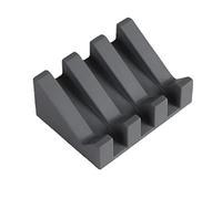 Jagowa Silicone Soap Dish Self Draining Soap Holder Tray Anti-Slip Soap Saver Case Container For Shower Bathroom Kitchen(White, Grey)