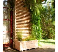 Jagram Wooden Planter With Trellis, Venetian Larch, H120X60X43 Cm